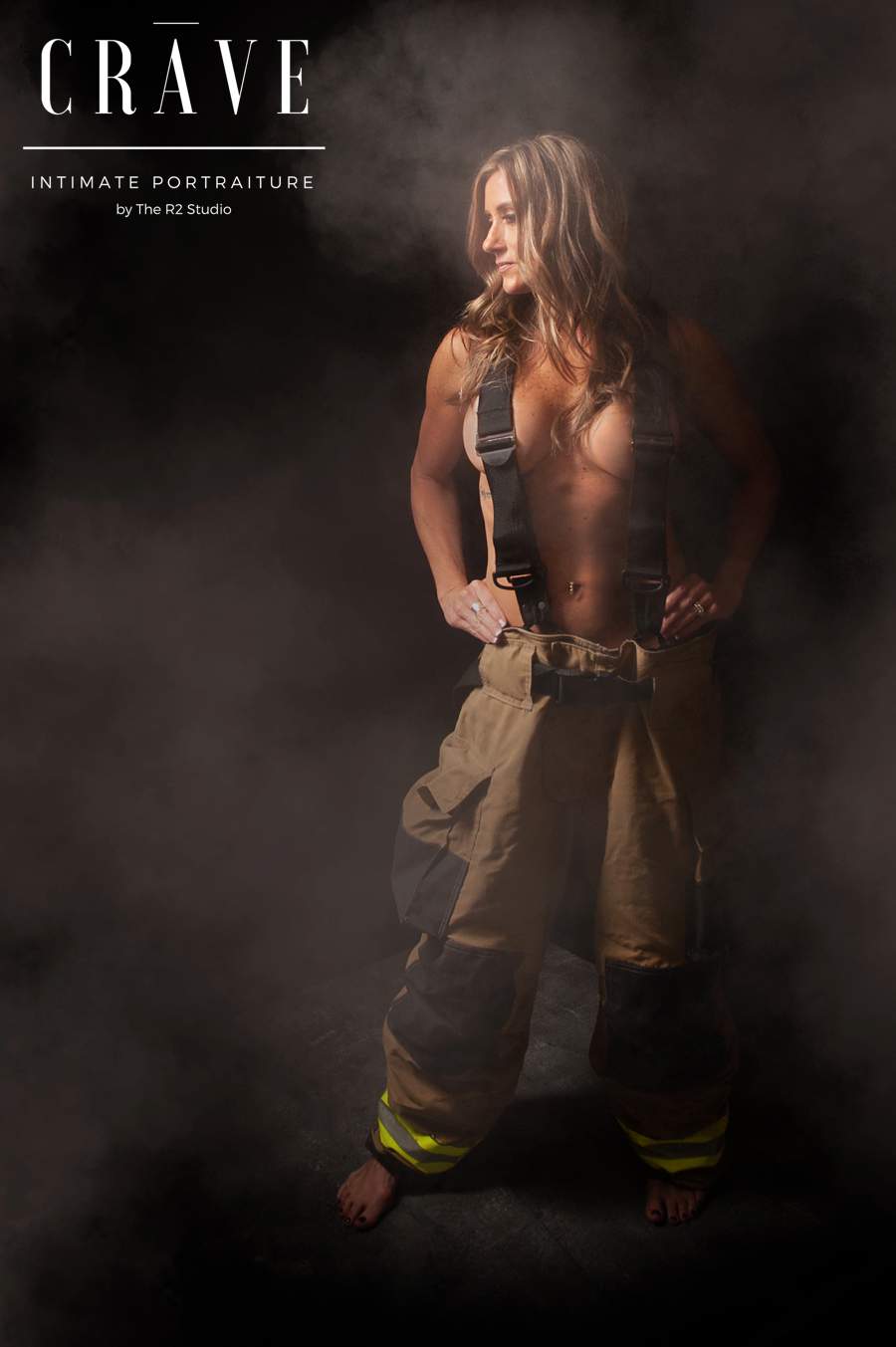 firefighter boudoir photography in flagstaff