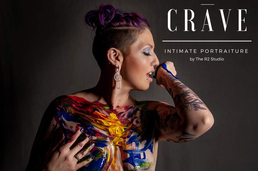 body paint boudoir session flagstaff