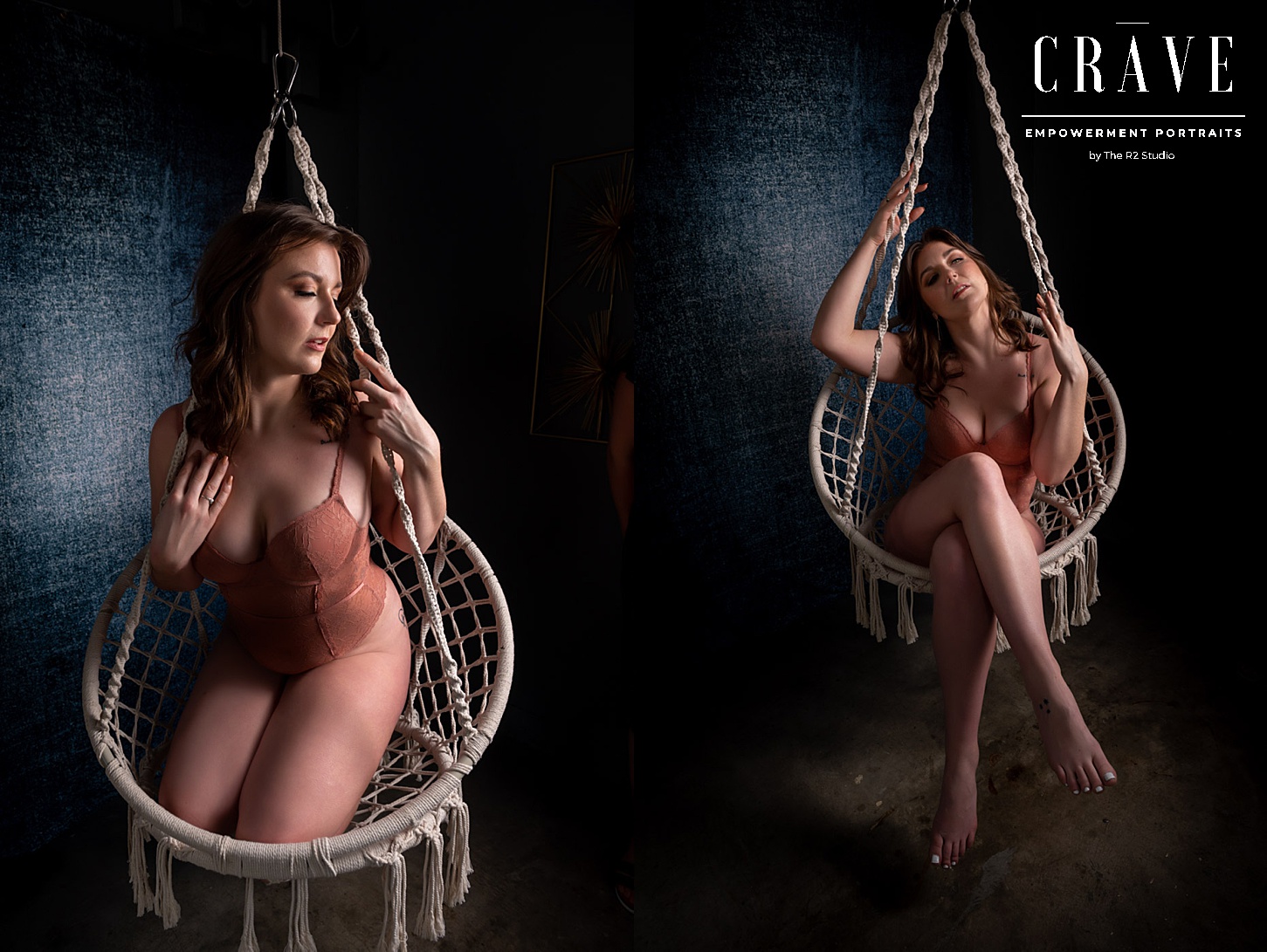 sexy chair swing boudoir photos