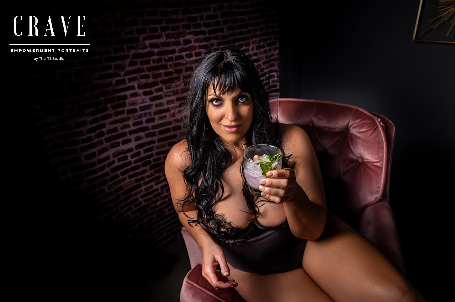 cocktail boudoir photo