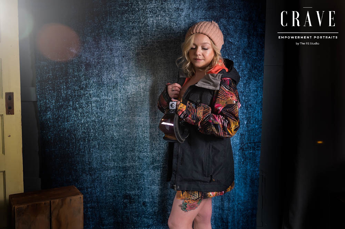 snowboard boudoir photos in bellingham