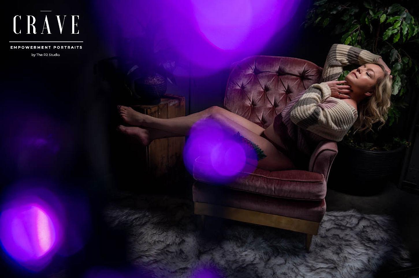 sweater boudoir photos in bellingham